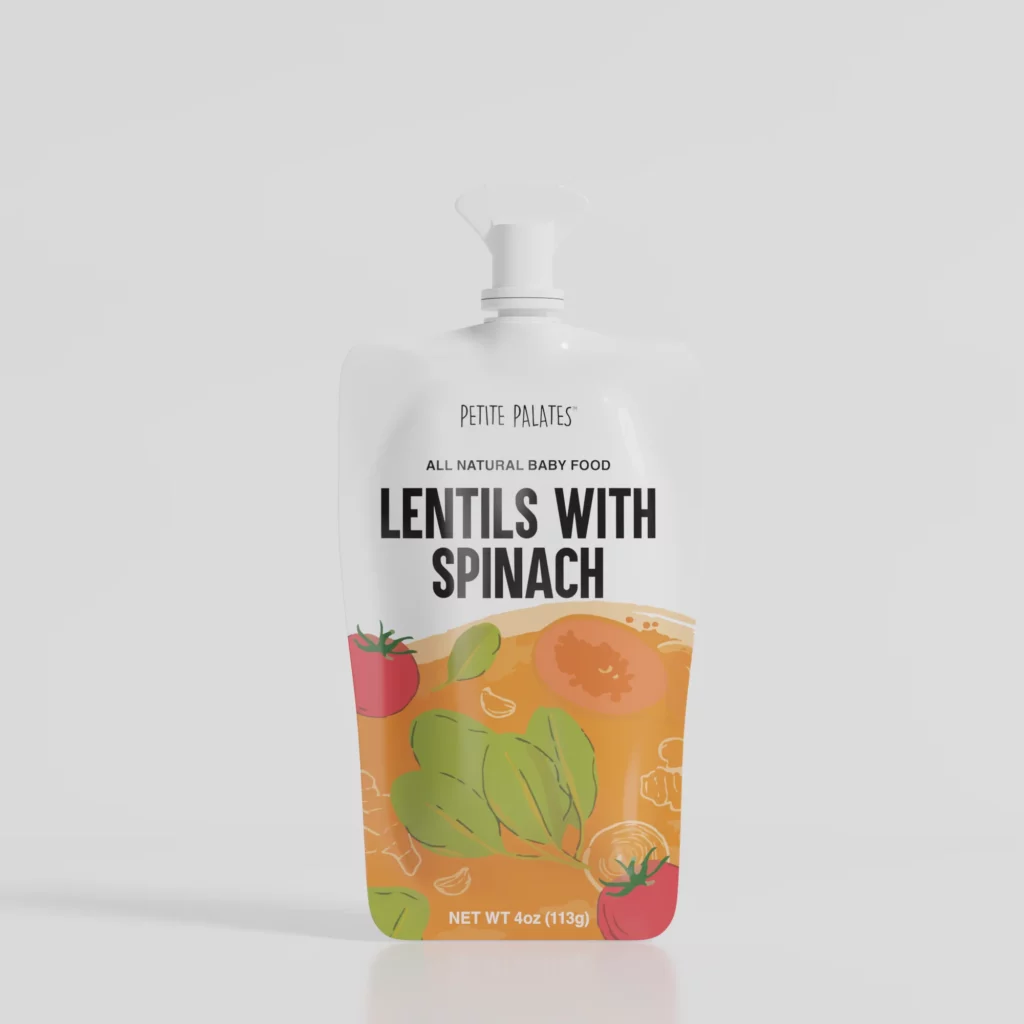 Lentils with Spinach